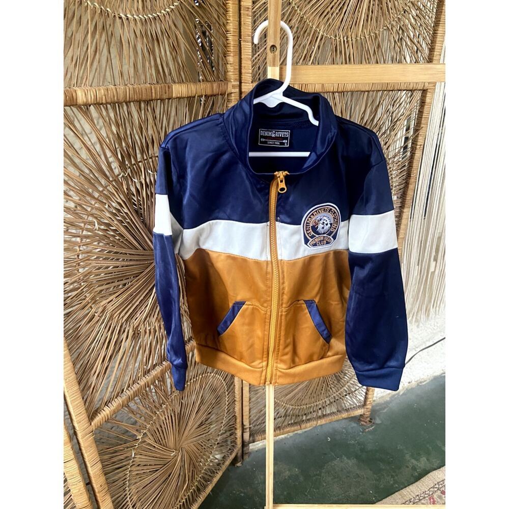 Denim & Rivets Kids Embroidered Jacket, Size 6